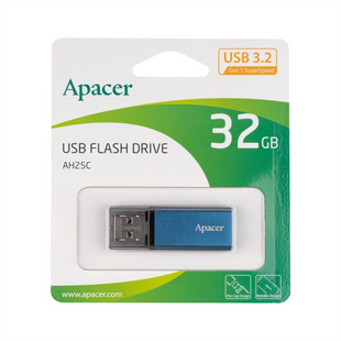 USB Флеш Apacer Gen1 AH25C (USB 3.2) 32Gb Синя (Blue) 114392 фото