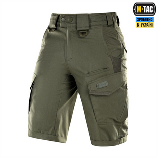 Шорти M-Tac Aggressor Gen.II Flex Зелені (Army Olive) (3XL) 225516 фото