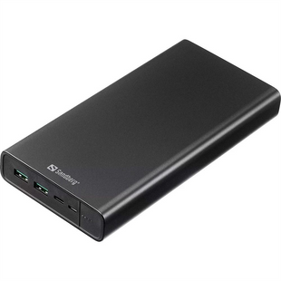 PowerBank 38400 mAh Sandberg USB-C PD 100W (420-63) Чорна (Black) 183880 фото
