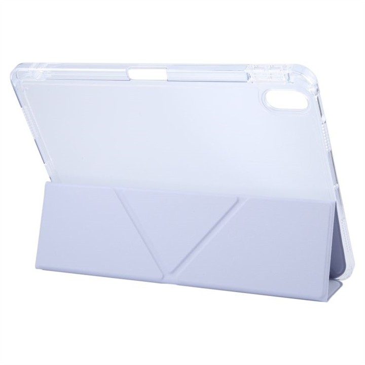 Чохол для планшета BeCover Ultra Slim Origami Transparent з кріпленням для Apple iPad Mini 7 2024 Фіолетовий (Purple) 206002 фото