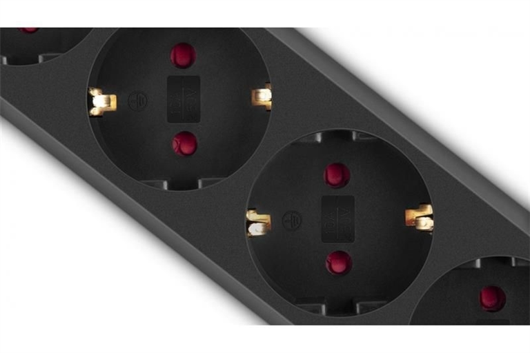 Мережевий фільтр Real-EL RS-Protect M (EL122300030) 5м Чорний (Black) 211034 фото