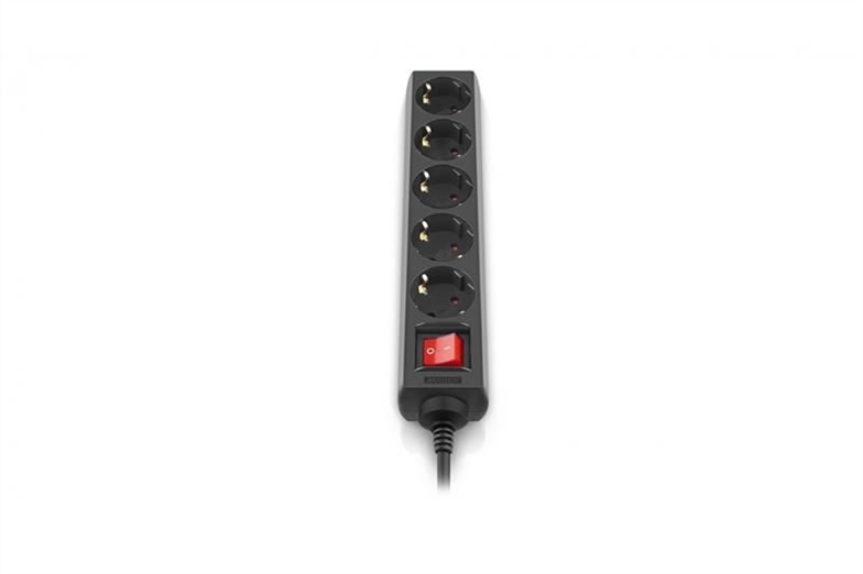 Мережевий фільтр Real-EL RS-Protect M (EL122300030) 5м Чорний (Black) 211034 фото