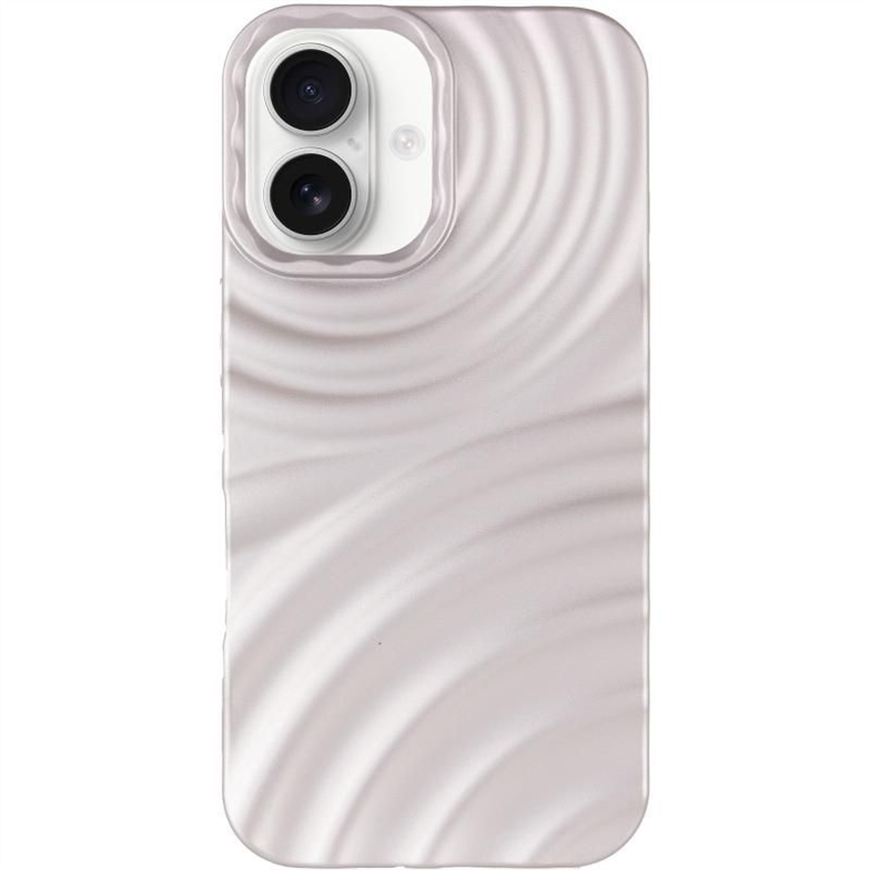 Чохол накладка для iPhone 16 TPU MonoWave Сіра (Light Grey) 249362 фото