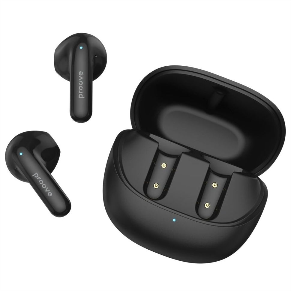 Бездротові навушники вкладиші Proove Logic TWS (APP) Чорні (Obsidian Black) 187870 фото