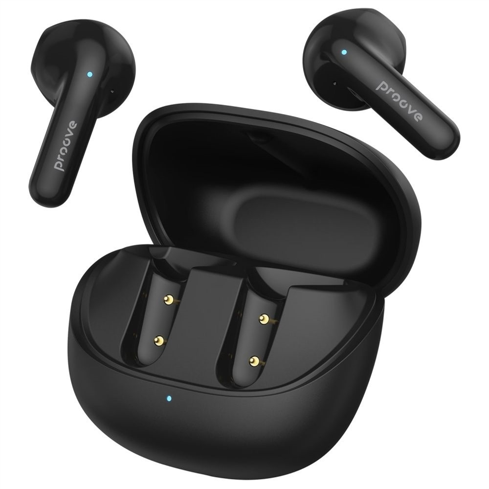 Бездротові навушники вкладиші Proove Logic TWS (APP) Чорні (Obsidian Black) 187870 фото