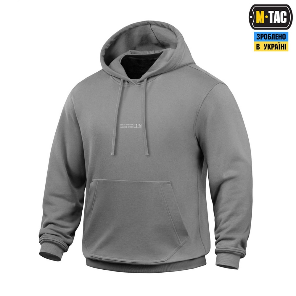 Кофта M-Tac Hoodie Born by Revolution Oversize Hard Сіра (Light Grey) (L) 228541 фото