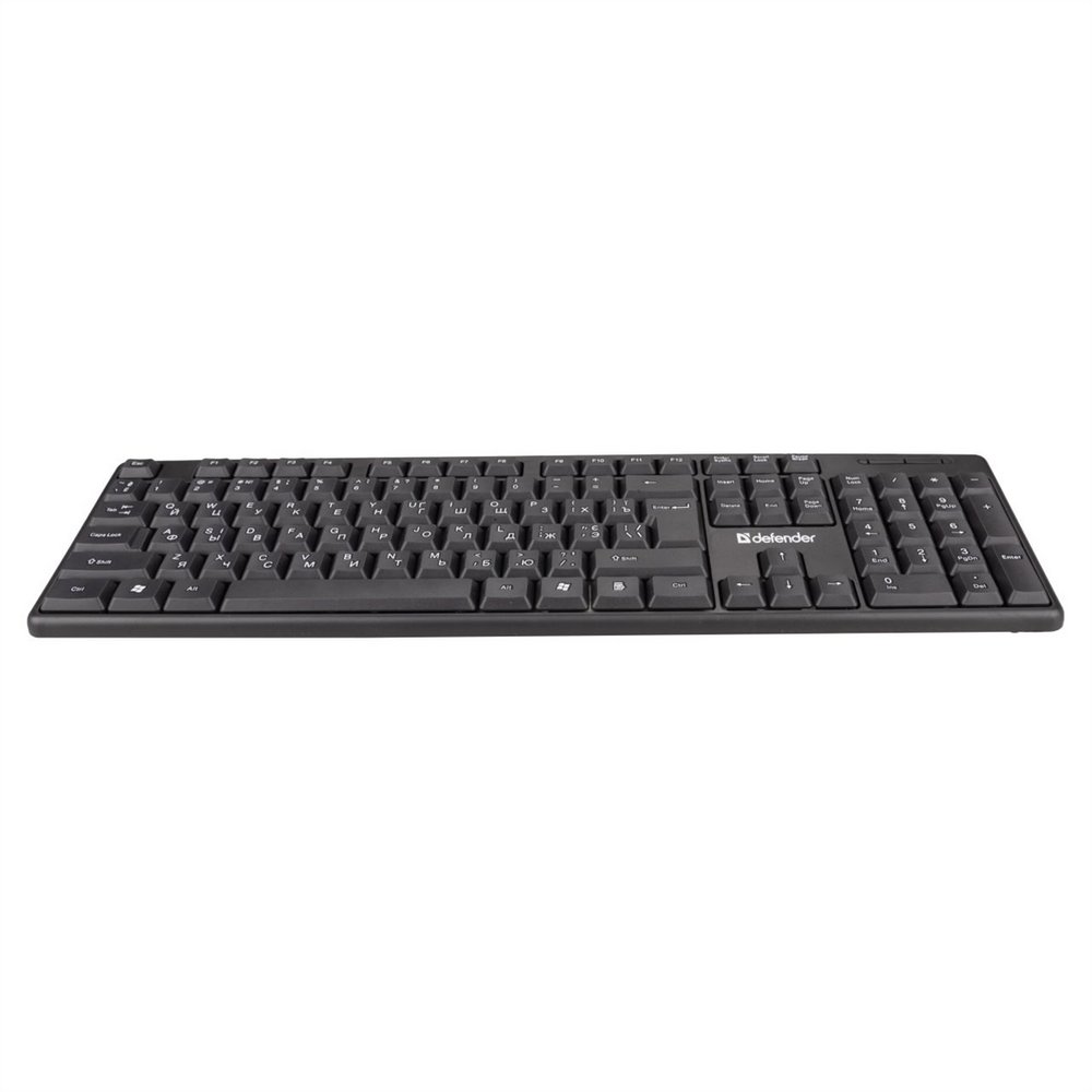 Клавіатура Defender Element HB-520 USB Чорна (Black) 88870 фото