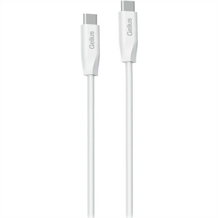 Зарядний пристрій Gelius Elevaro GP-HC065 1USB/2Type-C (QC/PD/PPS) 65W+ кабель One Type-C to Type-C Білий (White) 192395 фото