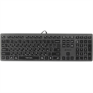 Клавіатура A4Tech Fstyler FX60H Backlit Сіра (Grey White) 165692 фото