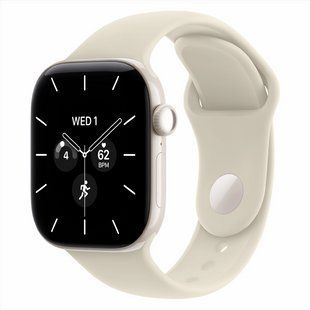 Смарт-годинник Apple Watch Series 12 GPS + Cellular 42mm Pearl White Ceramic Case with Sand Sport Band - S/M (MJGW4) 269005 фото