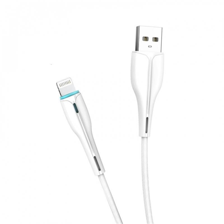 USB кабель SkyDolphin S48L USB - Lightning (USB-000423) 1м Білий (White) 169813 фото