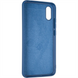 Чохол накладка для Xiaomi Redmi 9A Full Soft Case Синя (Dark Blue) 180147 фото 2