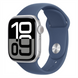Смарт-годинник Apple Watch Series 10 GPS 42мм Silver Alu. Case w. Denim Sport Band - S/M (MWWA3) 198546 фото 1
