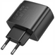 Зарядний пристрій Hoco CS63A Bright PD65W (1USB-A/1C) Чорний (Black) 166313 фото 3