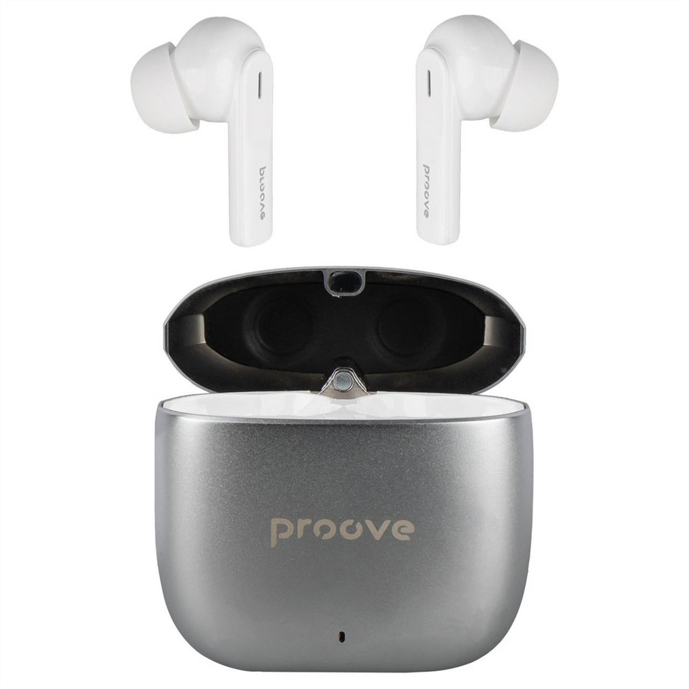 Бездротові навушники вкладиші Proove Cold Sound TWS Срібні (Silver) 117080 фото