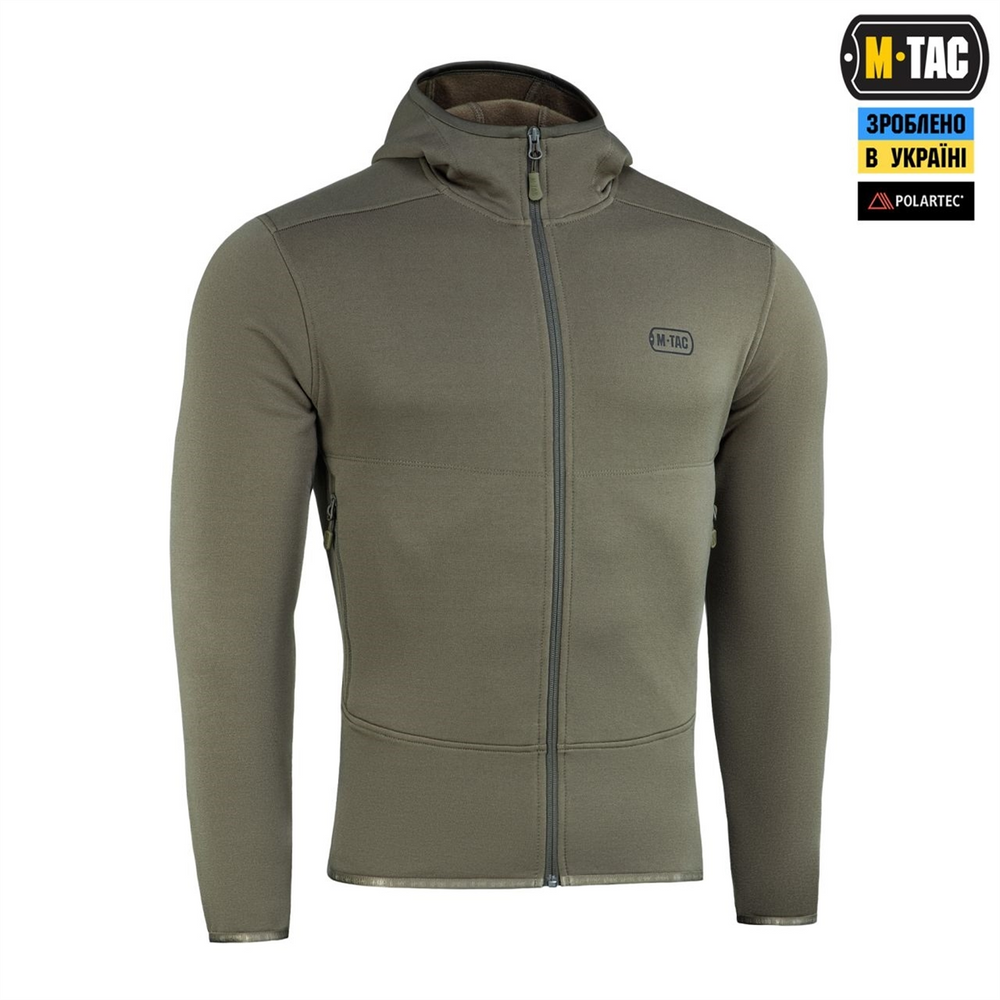 Кофта M-Tac Shadow Fleece Polartec Зелена (Olive) (L) 228916 фото