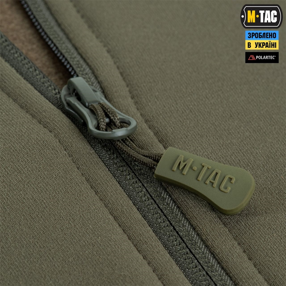 Кофта M-Tac Shadow Fleece Polartec Зелена (Olive) (L) 228916 фото