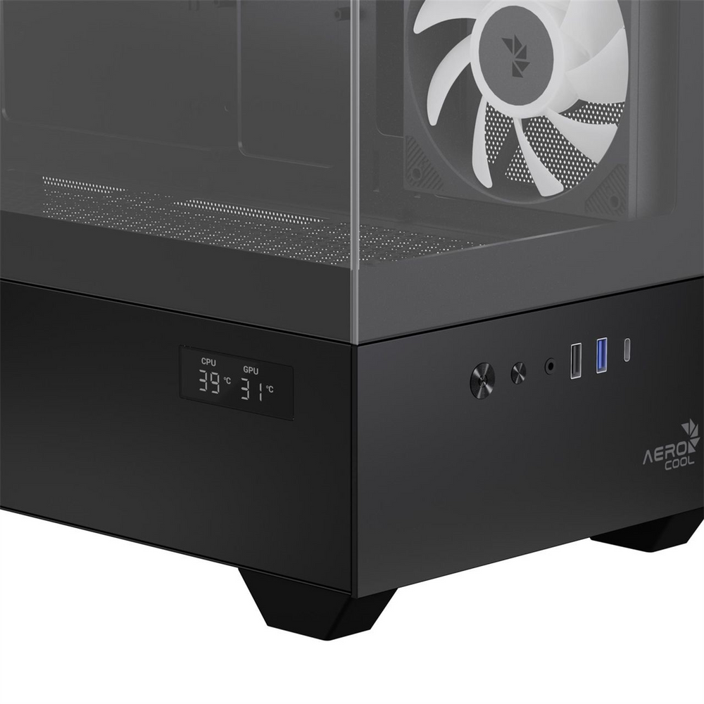 Корпус AeroCool P500D Digi-G-BK-v1 (ACCM-PN07033.11) Чорний (Black) 207987 фото
