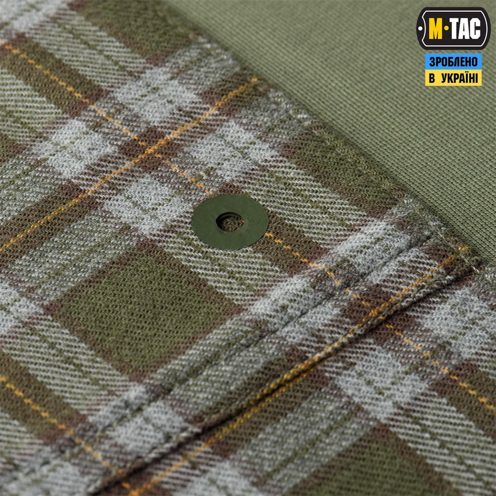 Сорочка M-Tac Tactical Cotton Shirt Зелена Сіра (Olive Grey) (L/R) 233367 фото