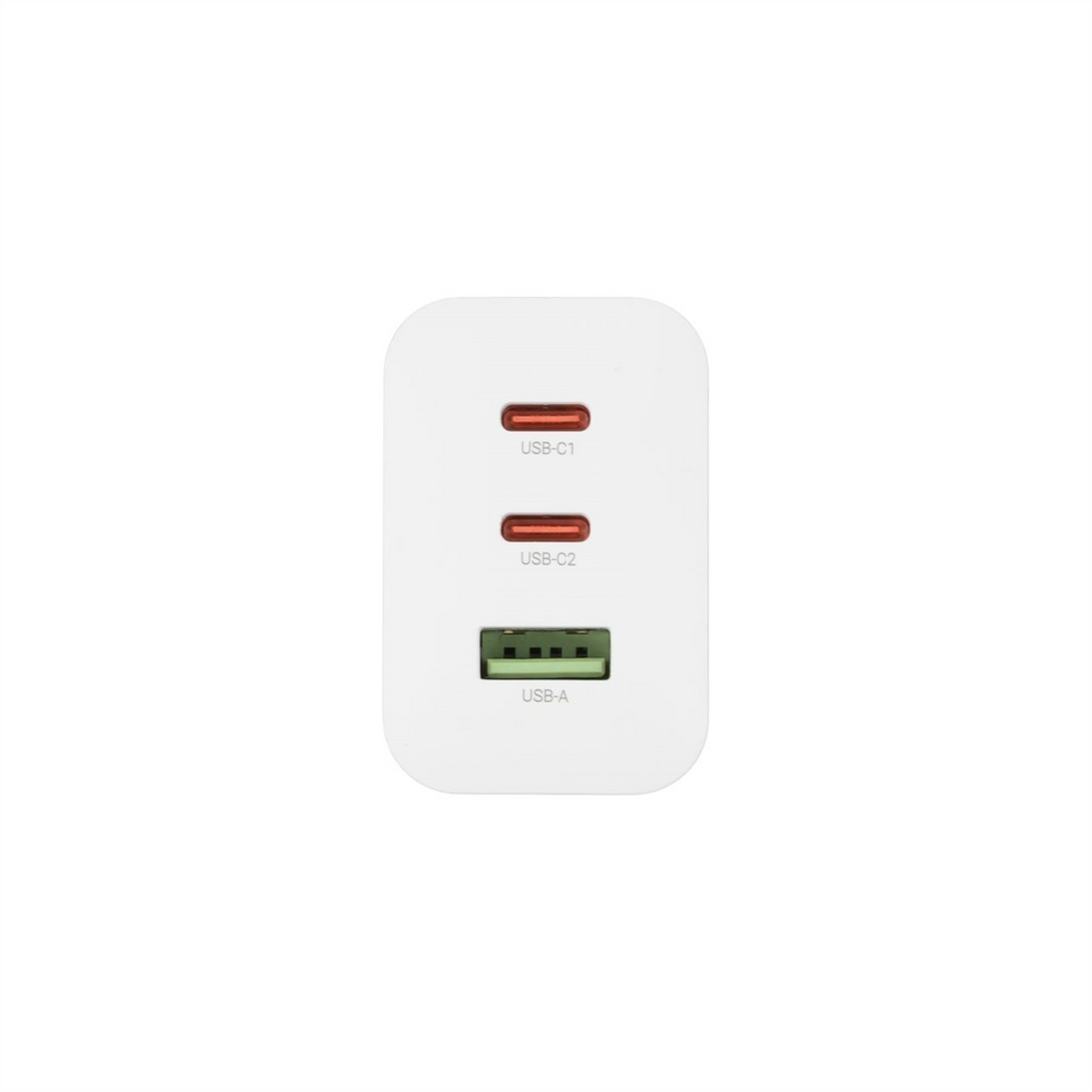Зарядний пристрій Hoco N51 (1 USB + 2 USB-C) 65W Білий (White) 136120 фото