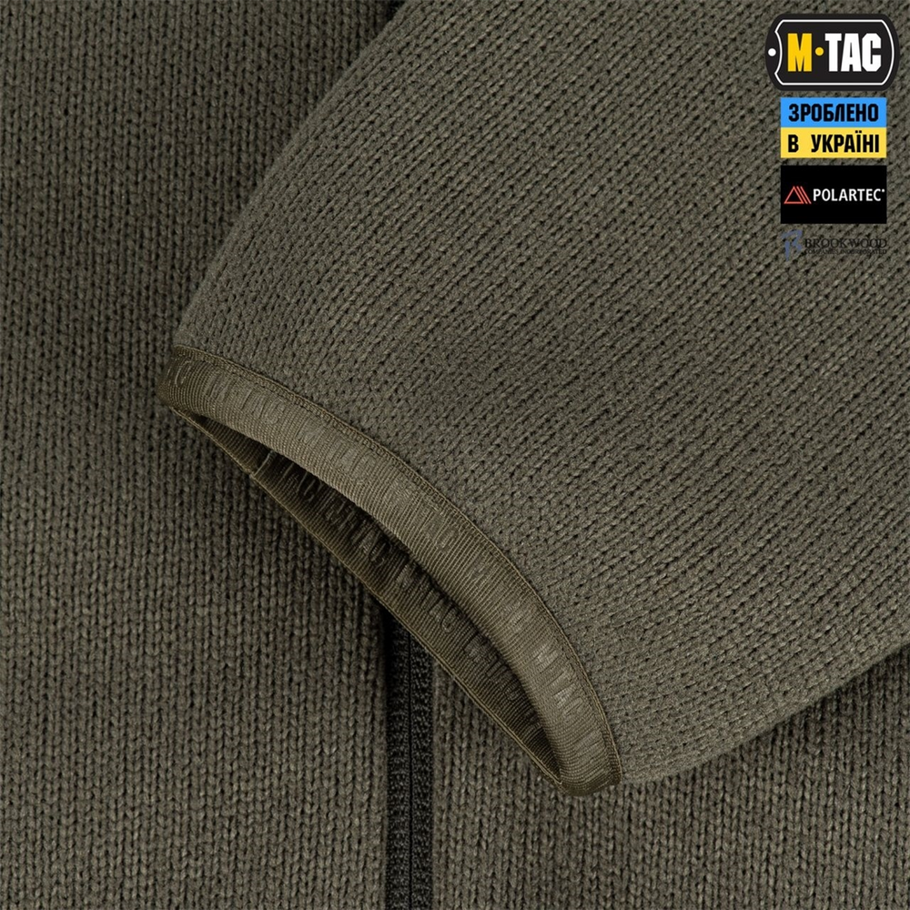 Кофта M-Tac Senator Fleece Polartec Зелена (Dark Olive) (L) 228895 фото