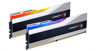 Модуль пам'яті DDR5 2x16GB/8000 G.Skill Trident Z5 RGB (F5-8000J3848H16GX2-TZ5RS) Срібний (Silver) 209058 фото