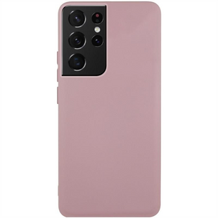 Чохол накладка для Samsung S21 Ultra Silicone Cover Ummi Lakshmi (AA) Рожева (Pink Sand) 258232 фото