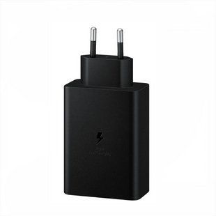 Зарядний пристрій Samsung 65Вт 2xUSB-С PD PPS/USB-A Чорний (Black) 196600 фото