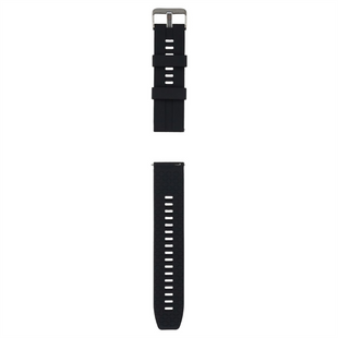 Ремінець для годинника Universal 22 мм Silicone Original Чорний (Black) 140259 фото