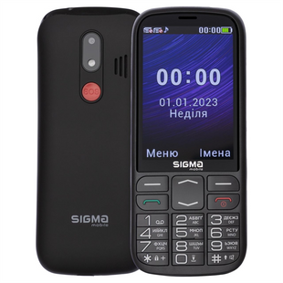 Мобільний телефон Sigma mobile Comfort 50 Optima Black 109692 фото