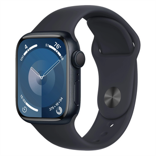 Смарт-годинник Apple Watch Series 9 GPS 41mm Midnight Aluminum Case with Midnight Sport Band - S/M (MR8W3) 197467 фото