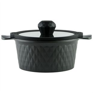 Каструля Pepper Black Ice Greblon C2 2.5л PR-6002 Чорна (Black) 156487 фото