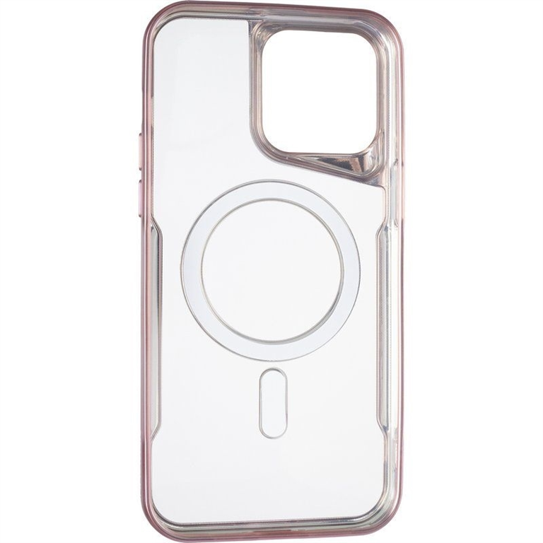 Чохол накладка для iPhone 13 Pro Max Casual Frame Case MagSafe Рожева (Rose Gold) 181993 фото