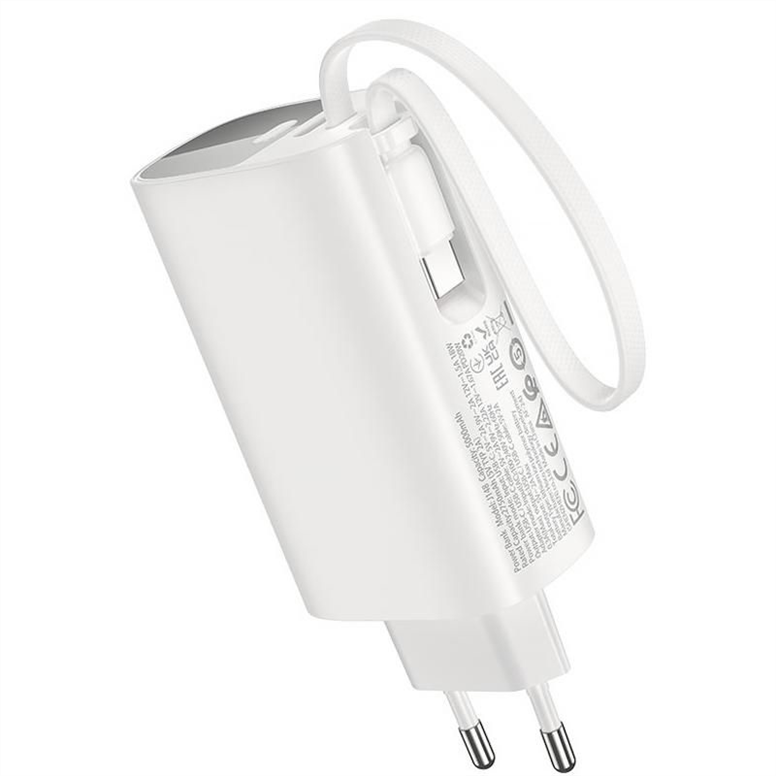 PowerBank 5000 mAh Hoco J148 Handy PD20W with cable Білий (White) 210488 фото