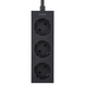 Мережевий фільтр Proove Magnet Strip (3AC) 1.6м Чорний (Black) 139579 фото 1
