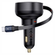 Автомобільний зарядний пристрій Baseus Enjoyment Pro 60W (1USB-C) + кабель Type-C (C00057802111-01) Чорний (Black) 167211 фото 1