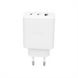 Зарядний пристрій Hoco N51 (1 USB + 2 USB-C) 65W Білий (White) 136120 фото 1