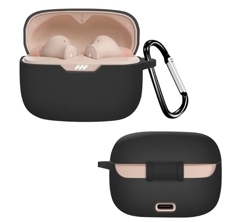 Чохол для навушників JBL Tune 235NC TWS BeCover Silicon Чорний (Black) 168513 фото