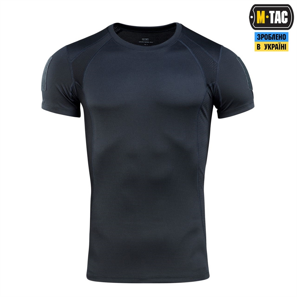 Футболка M-Tac потовідвідна Athletic Tactical Gen.2 Синя (Dark Navy Blue) (2XL) 235614 фото