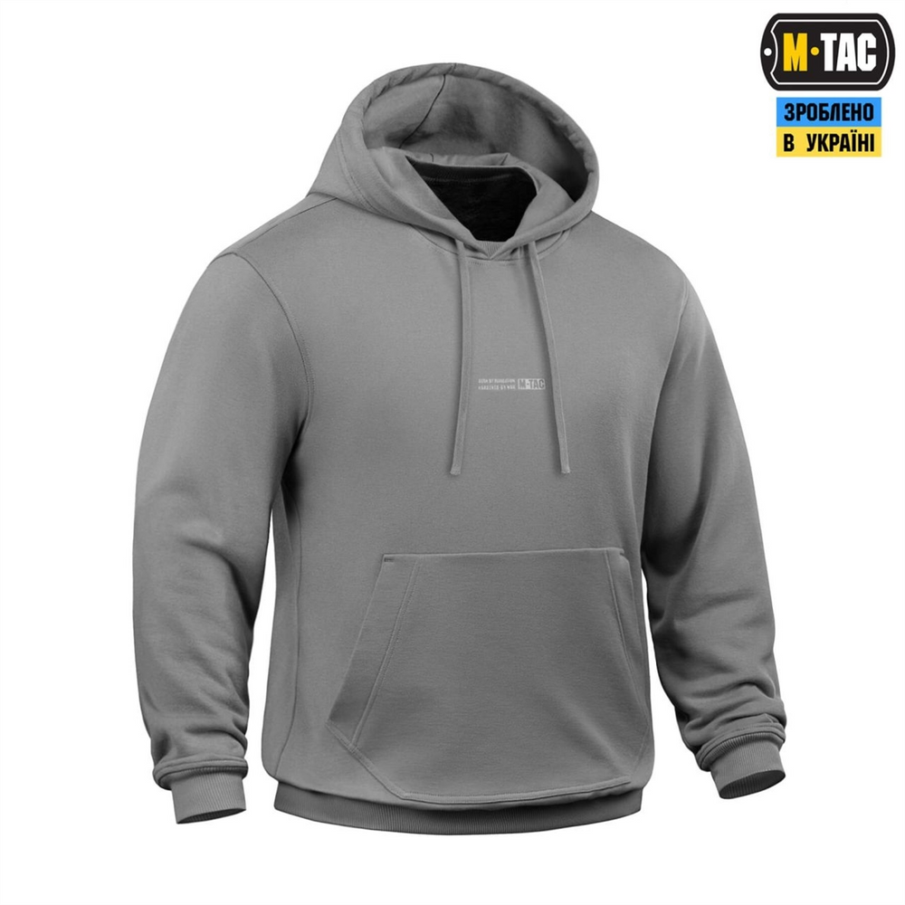 Кофта M-Tac Hoodie Born by Revolution Oversize Hard Сіра (Light Grey) (XL) 228544 фото