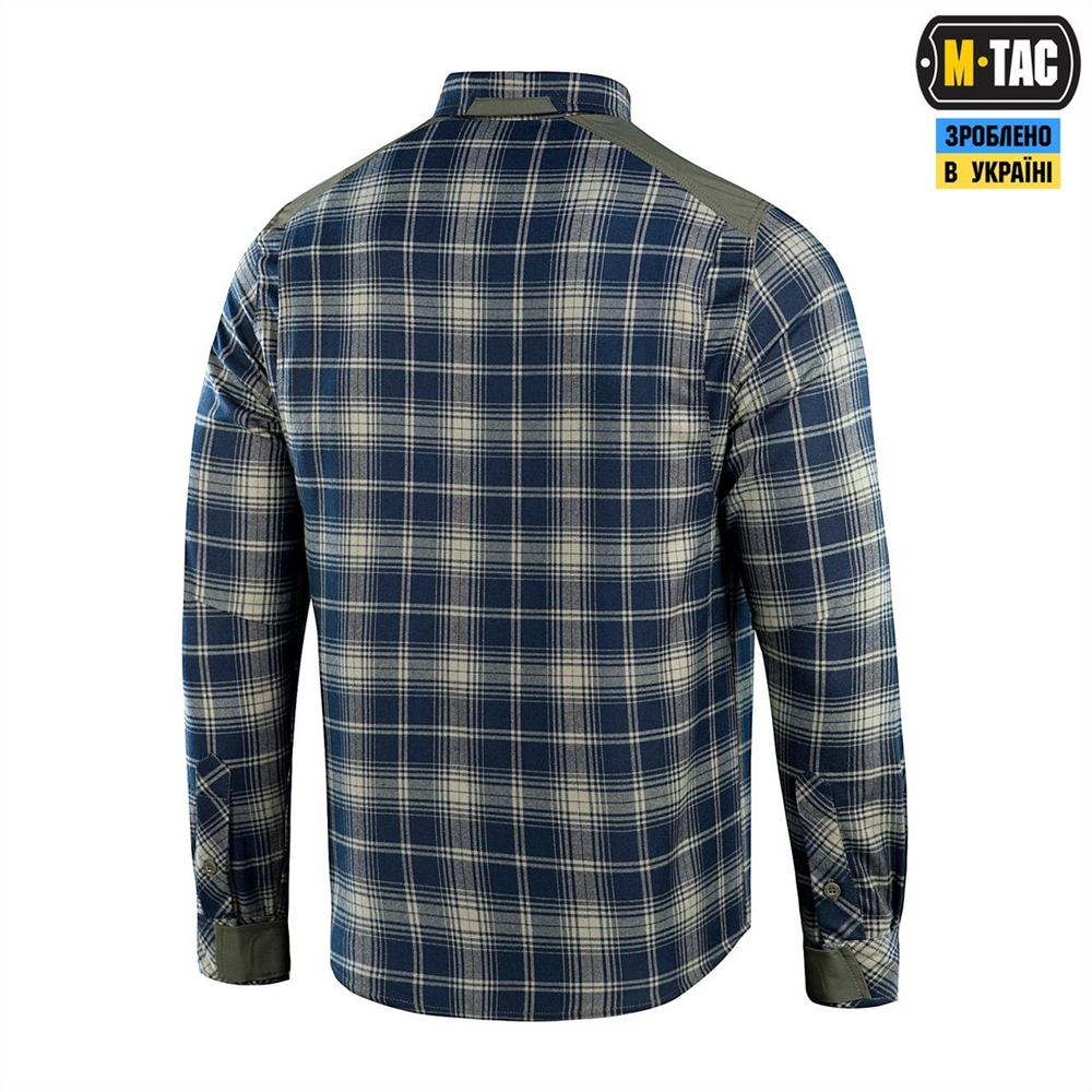 Сорочка M-Tac Redneck Shirt Зелена Синя (Olive Navy Blue) (S/L) 233350 фото