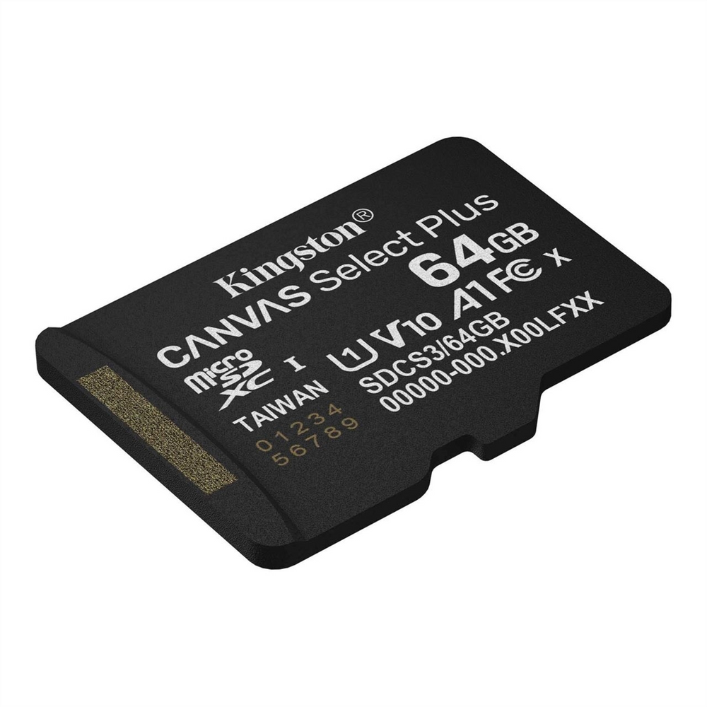 Карта пам`яті MicroSDXC Kingston Canvas Select Plus 64GB UHS-I Class 10 R150MB/s (SDCS3/64GBSP) 197134 фото