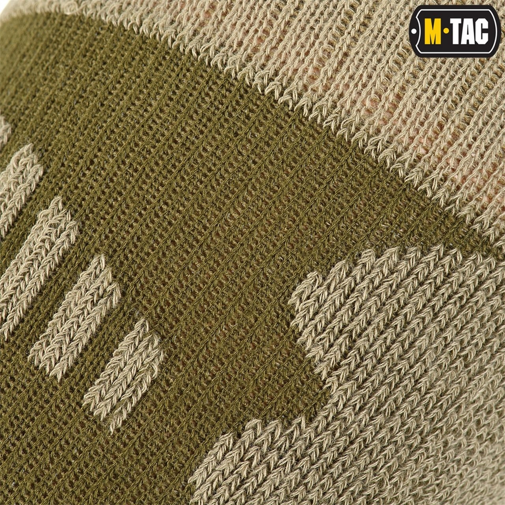 Шкарпетки M-Tac Coolmax 75% Long 39-42 Коричневі (Coyote) 219326 фото
