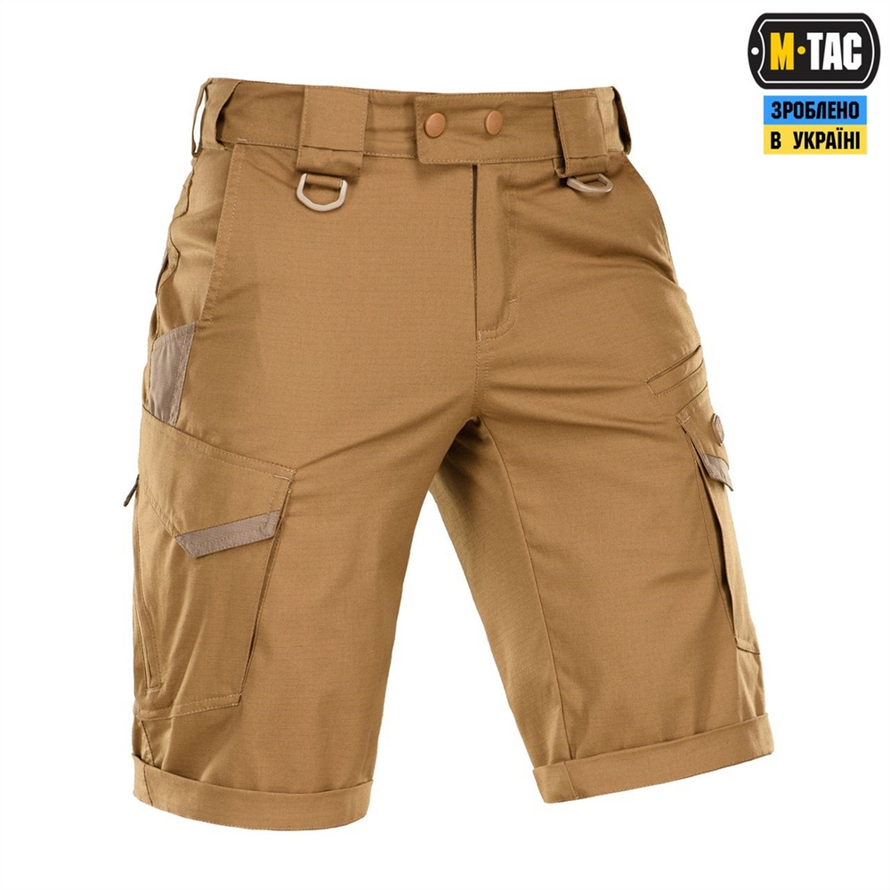 Шорти M-Tac Aggressor Gen.II Flex Коричневі (Coyote Brown) (XL) 225492 фото