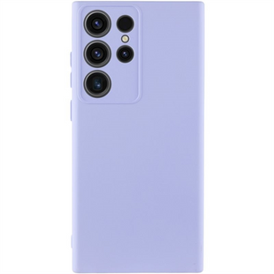 Чохол накладка для Samsung S26 Ultra TPU GETMAN Liquid Silk Full Camera Фіолетова (Light Purple) 262122 фото