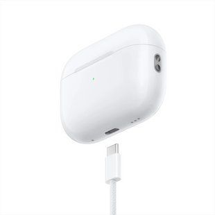 Кейс для бездротових навушників Apple AirPods Pro 2nd generation Case USB-C (MTJV3/C) Білий (White) 209731 фото