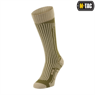 Шкарпетки M-Tac Coolmax 75% Long 39-42 Коричневі (Coyote) 219326 фото