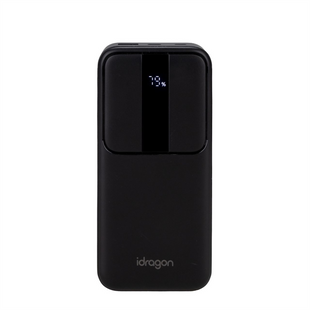 PowerBank 20000 mAh iDragon KPG-210 PD 30W Чорна (Black) 204781 фото