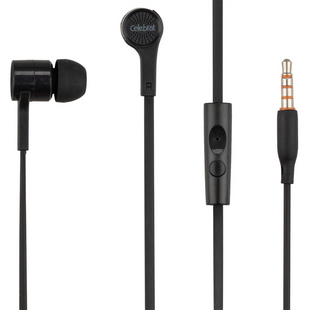 Навушники з мікрофоном Celebrat SKY-1 Чорні (Black) 88609 фото