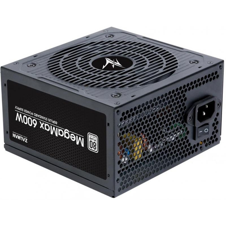 Блок живлення Zalman Megamax 600W (ZM600-TXII) Чорний (Black) 208744 фото